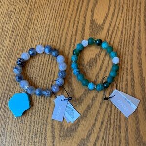 Set of 2 Bead Bracelets